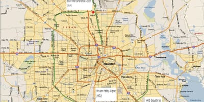 Metro xəritəsi Hyüston